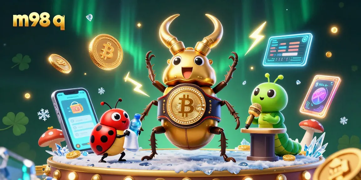 Engage with m98 q in a vibrant 3D casino scene featuring dynamic gaming elements.